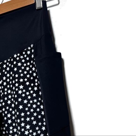 WITH Wear It To Heart High Waist Star Leggings - Black Superstar Size M - Picture 7 of 11